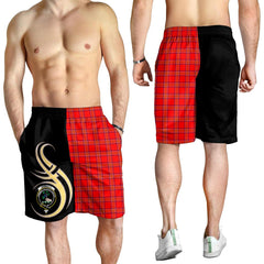 Burnett Modern Tartan Crest Men's Short PM8