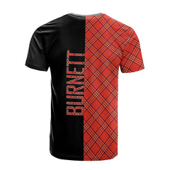 Burnett Modern Tartan T-Shirt Half of Me - Cross Style