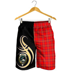 Burnett Modern Tartan Crest Men's Short PM8