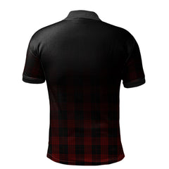 Cameron Black and Red Tartan Polo Shirt - Alba Celtic Style