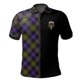 Cameron of Erracht Modern Tartan Polo Shirt Half of Me - Cross Style