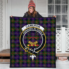 Cameron of Erracht Modern Tartan Crest Quilt