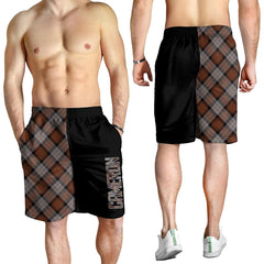Cameron of Erracht Weathered Tartan Crest Men's Short - Cross Style