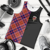 Cameron of Lochiel Modern Tartan Crest Men's Tank Top - Cross Style
