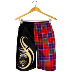 Cameron of Lochiel Modern Tartan Crest Men's Short PM8