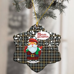 Campbell Argyll Weathered Tartan Christmas Ceramic Ornament - Santa Style