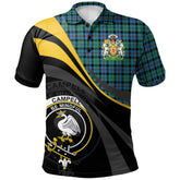 Campbell of Cawdor Ancient Tartan Polo Shirt - Royal Coat Of Arms Style