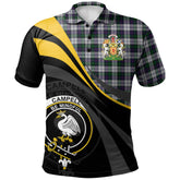Campbell of Cawdor Dress Tartan Polo Shirt - Royal Coat Of Arms Style
