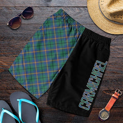 Carmichael Ancient Tartan Crest Men's Short - Cross Style