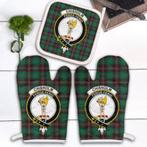 Chisholm Hunting Ancient Tartan Crest Oven Mitt And Pot Holder (2 Oven Mitts + 1 Pot Holder)