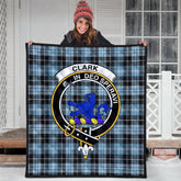 Clark (Lion) Ancient Tartan Crest Quilt
