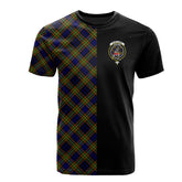 Clelland Modern Tartan T-Shirt Half of Me - Cross Style