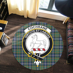 Cochrane Ancient Tartan Crest Round Rug
