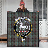 Cochrane Hunting Tartan Crest Quilt