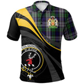 Colquhoun Dress Tartan Polo Shirt - Royal Coat Of Arms Style