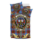 Congilton Tartan Crest Bedding Set - Golden Thistle Style