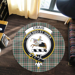 Craig Ancient Tartan Crest Round Rug
