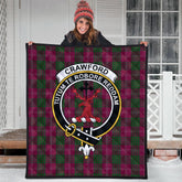 Crawford Tartan Crest Quilt