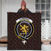 Cumming Comyn Buchan Tartan Crest Quilt
