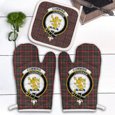 Cumming Hunting Modern Tartan Crest Oven Mitt And Pot Holder (2 Oven Mitts + 1 Pot Holder)