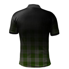 Cunningham Dress Green Dancers Tartan Polo Shirt - Alba Celtic Style
