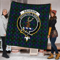 Davidson Modern Tartan Crest Quilt
