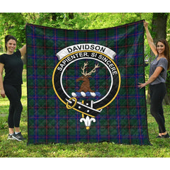 Davidson Modern Tartan Crest Quilt