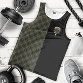 Davidson Tulloch Dress Tartan Crest Men's Tank Top - Cross Style