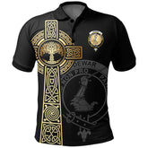 Dewar Clan Unisex Polo Shirt - Celtic Tree Of Life