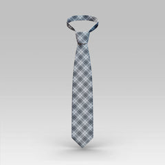 Douglas Grey Modern Tartan Classic Tie