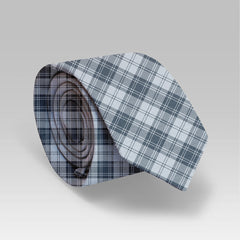 Douglas Grey Modern Tartan Classic Tie