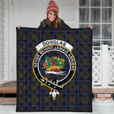 Douglas Brown Tartan Crest Quilt