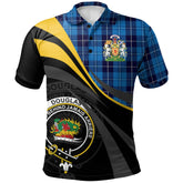 Douglas Variation Tartan Polo Shirt - Royal Coat Of Arms Style