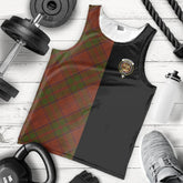 Drummond Tartan Crest Men's Tank Top - Cross Style