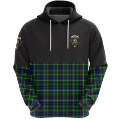 Duncan Modern Clan Half Of Tartan Hoodie