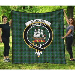 Duncan of Sketraw Tartan Crest Quilt