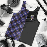 Dunlop Modern Tartan Crest Men's Tank Top - Cross Style