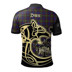 Durie Tartan Polo Shirt Viking Wolf