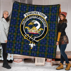 Edmonstone of Duntreath Tartan Crest Quilt