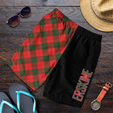 Erskine Modern Tartan Crest Men's Short - Cross Style