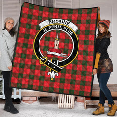 Erskine Modern Tartan Crest Quilt