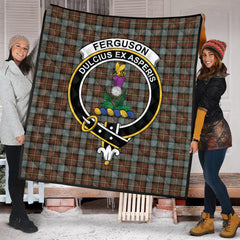 Ferguson Weathered Tartan Crest Quilt