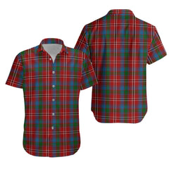 Fitzgerald Red Tartan Hawaiian Shirt