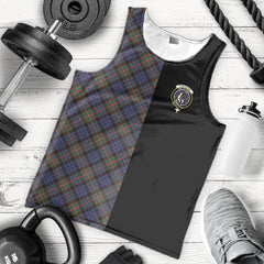 Fletcher of Dunans Tartan Crest Men's Tank Top - Cross Style