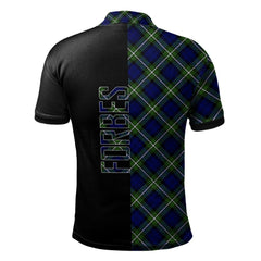 Forbes Modern Tartan Polo Shirt Half of Me - Cross Style