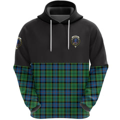 Forsyth Ancient Clan Half Of Tartan Hoodie