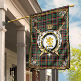 Cumming Hunting Ancient Tartan Crest Garden Flag - Celtic Thistle Style