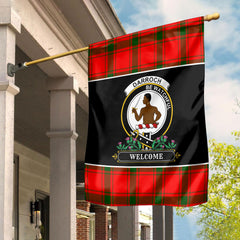Darroch (Gourock) Tartan Crest Garden Flag - Welcome Style