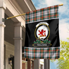 MacDuff Dress Ancient Tartan Crest Garden Flag - Welcome Style