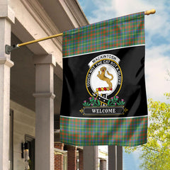 MacKintosh Hunting Ancient Tartan Crest Garden Flag - Welcome Style
